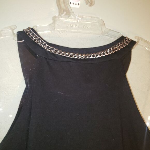 Apostrophe Women Small Black Tank Top | Whimsygoth RomanticGoth SLVS Blouse - Picture 4 of 5